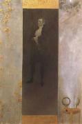 Gustav Klimt Hofburg Actor Josef Lewinsky as Carlos (mk20) oil on canvas